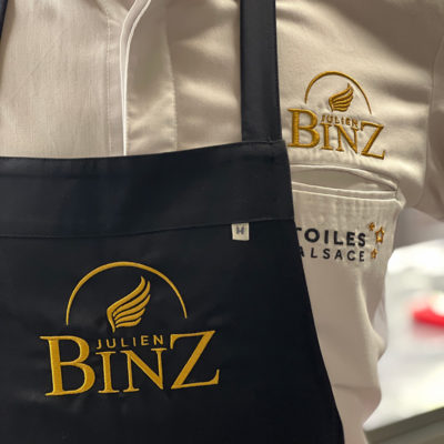 Tablier brodé JULIEN BINZ